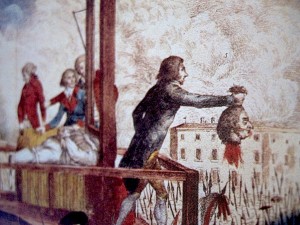 The execution of Louise King of France.